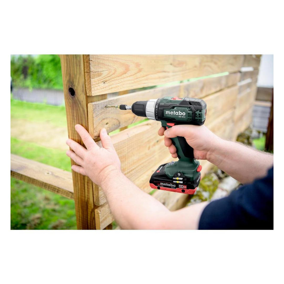 Metabo | Sb 18 L Cordless Impact Drill 2 X 2.0AH Batt + Charger