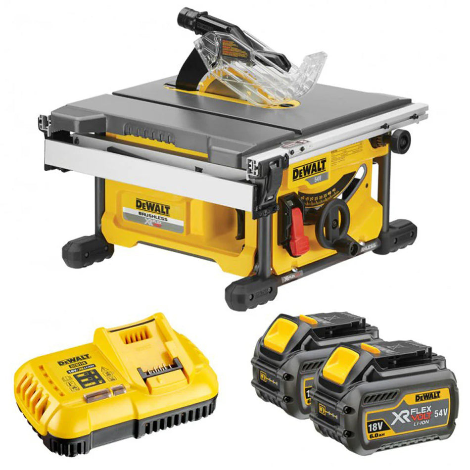 DeWalt | Cordless Table Saw 54V Brushless with Batteries