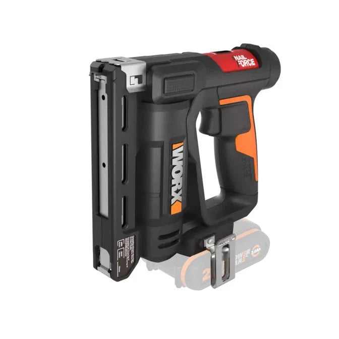 Worx | Nailforce™ Crown Stapler 3/8" Cordless 20V Powershare® Nitro™ - (Battery Excluded)