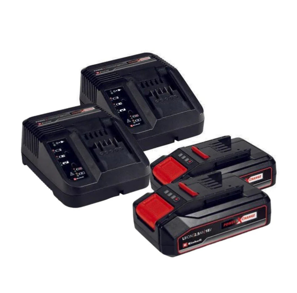 Einhell | Battery 18V (2 x 2,5Ah) & Charger Starter Kit PXC