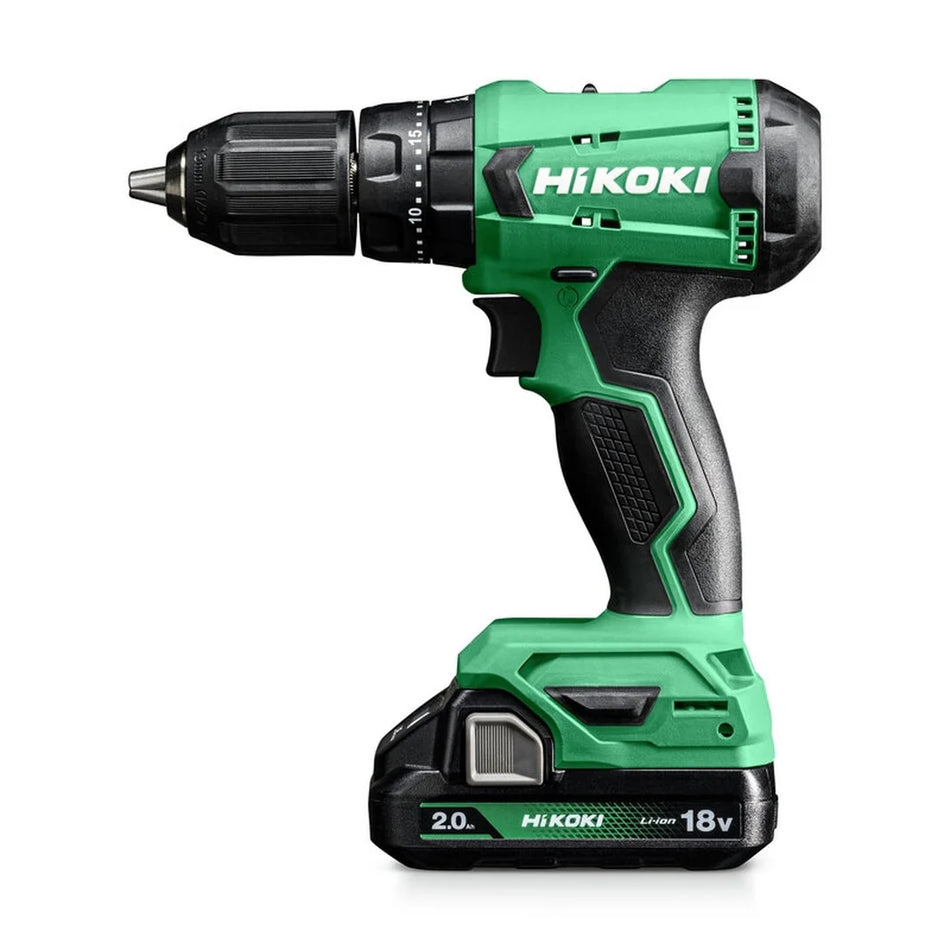 Hikoki | Cordless Hammer Drill 2x 2Ah Batteries & Charger DV18DAWCZ
