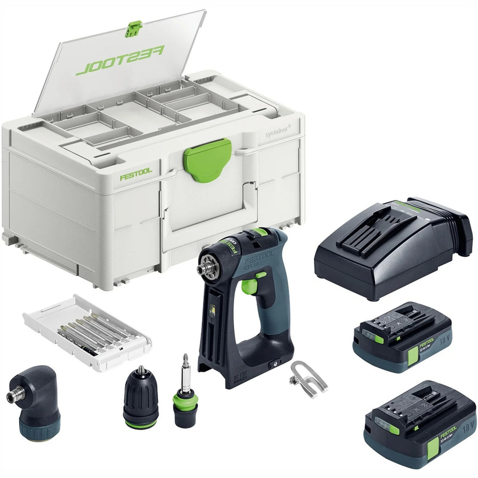 Festool | Cordless Drill CXS18 C3.0 Set