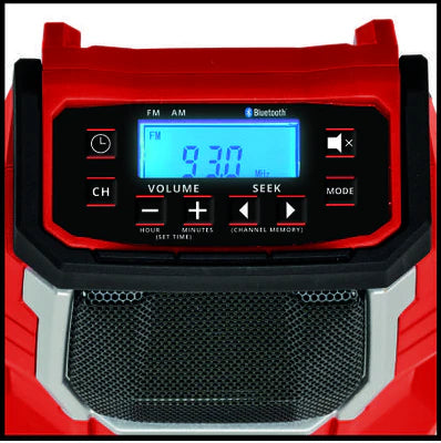 Einhell | Cordless Radio TC-RA 18 Li BT- Solo (Battery Excluded)