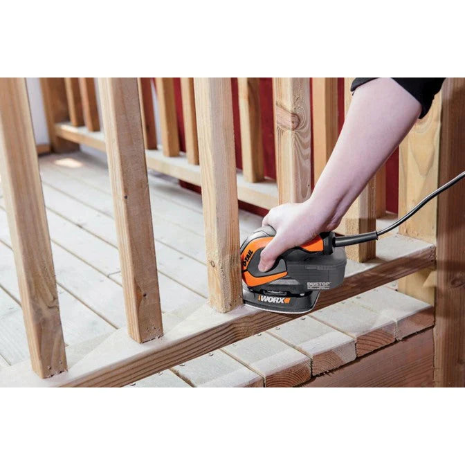 WORX | Mouse Sander 65W Micro Filter c/w 22Pc Accessory Kit