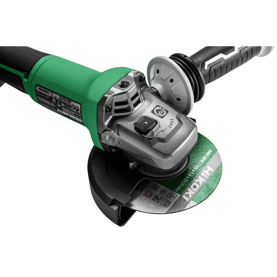 Hikoki | Cordless Angle Grinder Soft Start, DMS, 18v 125 mm - Machine Only