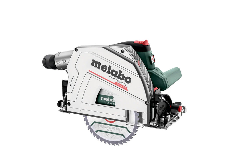 Metabo | Cordless Circular Saw Plunge Cut Kt 18 Ltx 66 Bl (Battery Excluded)