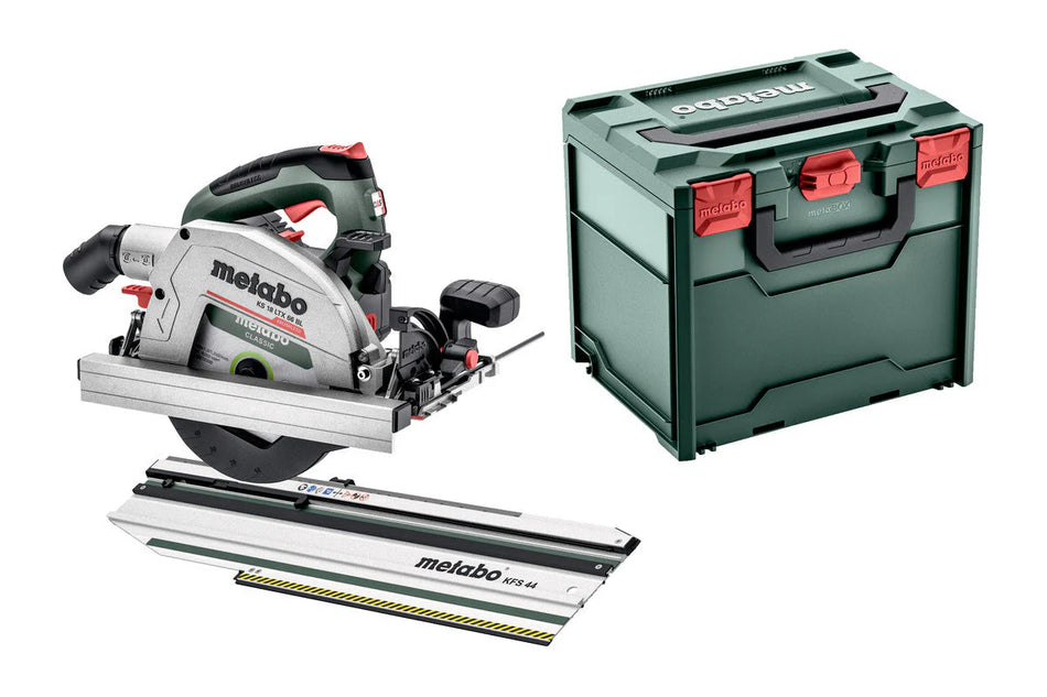 Metabo | Cordless Circular Saw Set Ks 18 Ltx 66 Bl + Kfs 44 (Battery Excluded)