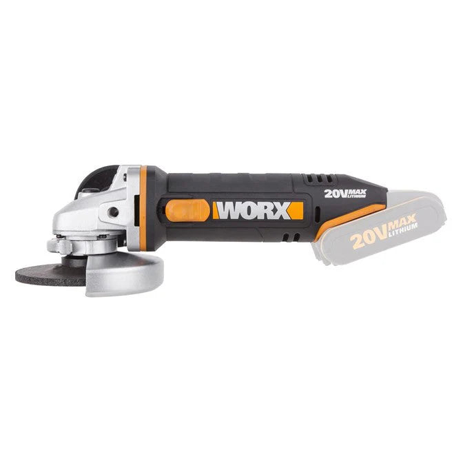 WORX | Angle Grinder 115mm 20V Slim Design (Battery Excluded)