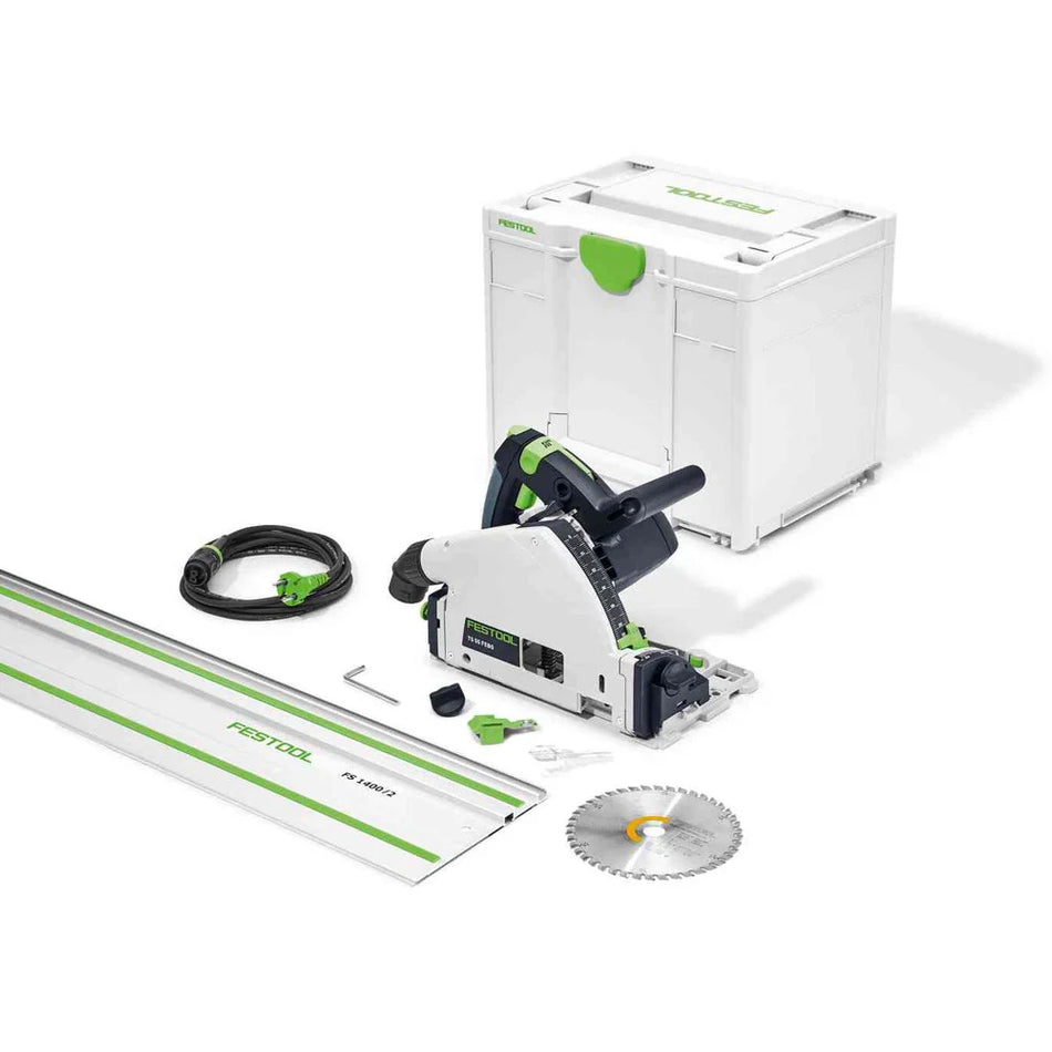 Festool | Plunge cut saw TS 55 FEBQ-PLUS-FS + R1500 Cashback or FREE Limited Edition Blue Rail (Free gift or cashback will be received when registering tool for warranty, Ts&Cs in description below)